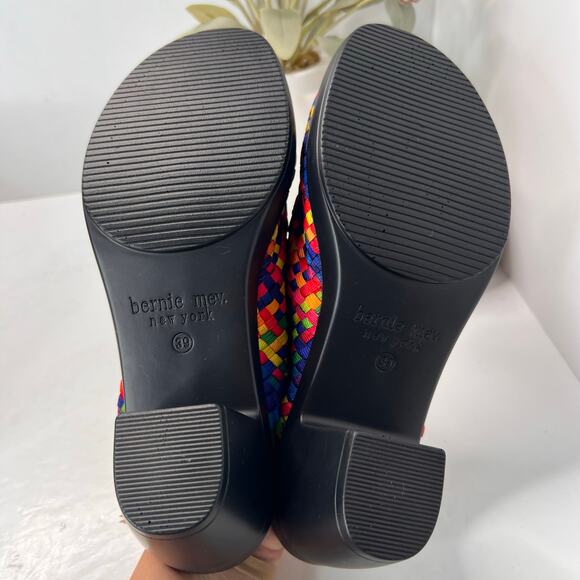 Bernie Mev Claire Pump Weave Platform High Heel Rainbow Women 8.5/EU39 - Picture 6 of 11